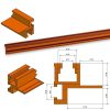 UJK L sín gérvágó, vagy radiálfűrészhez, fúrógéphez 610 mm