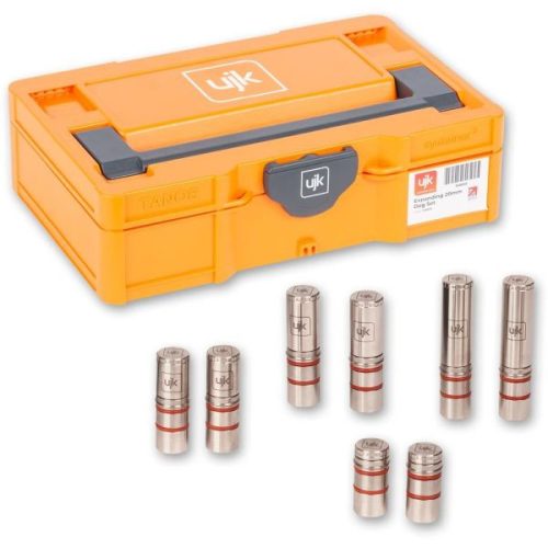 UJK 20 mm átm. acél ütközőkészlet (8 db) mini systainerben 