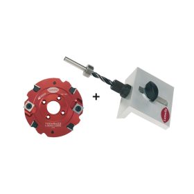   Fúrósablon Clamex S-18 kötőelemhez + 6 mm fúró marószerszámmal, vagy anélkül - marótárcsával együtt
