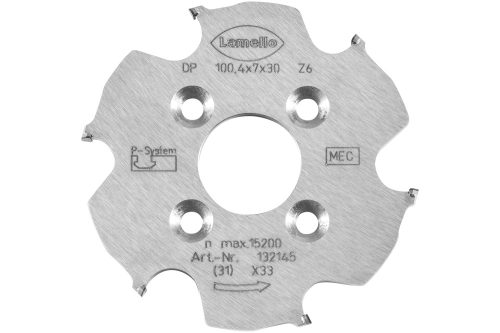 Lamello CNC gyémánt nútmarótárcsa 100,4x7 mm a P-rendszer kötőelemeihez - 132145