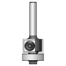 Alsó csapágyas élmaró váltólapkával, D19x12, S8 mm