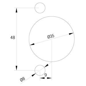 FMB fúrófej kivető pánthoz - Mepla 48/9