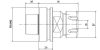 HSK63F DIN69893 befogószár CNC géphez - H6FPDX20SCM