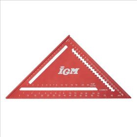 Háromszög ács vonalzó 300mm pontos mérőskálával