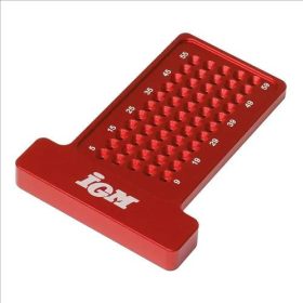 Lyukjelölő kis vonalzó 60 mm pontos mérőskálával