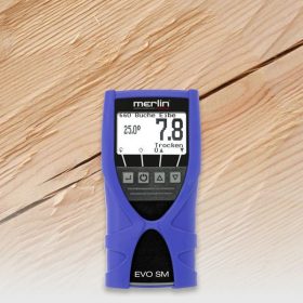   Érintőszondás Merlin EVO SM fanedvességmérő készülék durva,  fűrészelt felülethez
