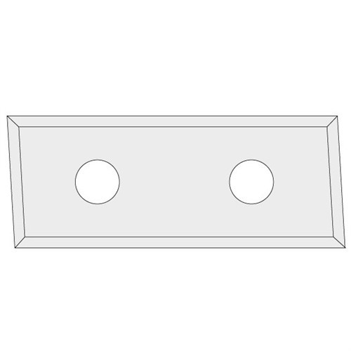 Váltólapka HM négyélű 49,5x9x1,5 mm