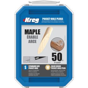 KREG ® dugó tömör fából  -  50 db - juhar