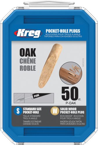 KREG ® dugó tömör fából  -  50 db - tölgy