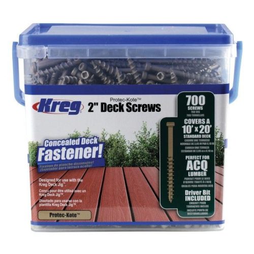 KREG® Protec-Kote bevonatos csavar teraszépítéshez, 525 vagy 700 db - 51mm/700db