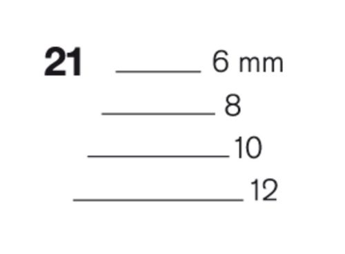 Pfeil 21' speciális véső 6-12 mm - 6