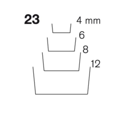 Pfeil 24' speciális véső 4-12 mm - 4