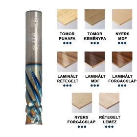   Spirálmaró HWM PLATINUM bevonattal negatív/pozitív X99 sorozat ,  D12*25 mm