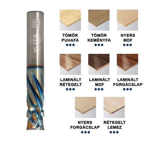 Spirálmaró HWM PLATINUM bevonattal negatív/pozitív X99 sorozat ,  D6*22 mm